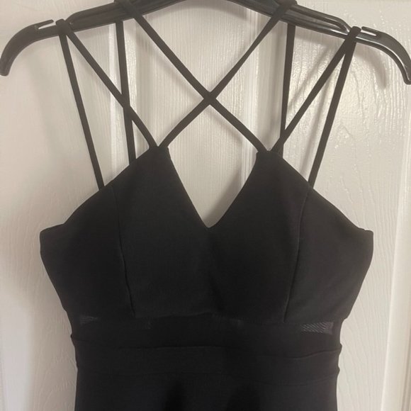 Emerald Sundae Black Dress Juniors Size S - Picture 2 of 8